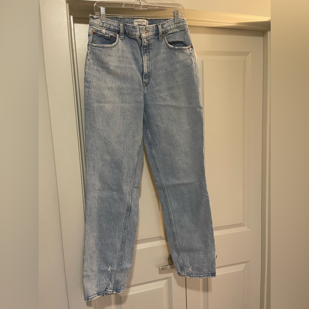 Abercrombie 90s Straight Ultra High Rise, Long Inseam